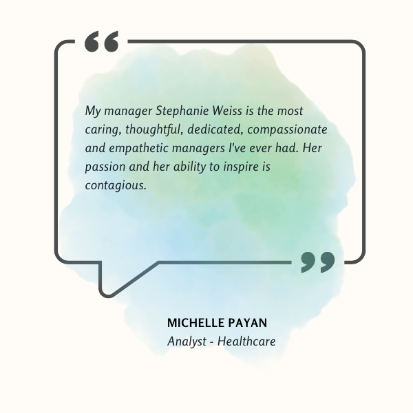Testimonial from Michelle Payan